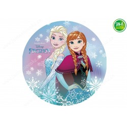Impresión Comestible para Tarta Frozen y Elsa - PAPEL DE AZÚCAR para Tarta Frozen y Elsa - SIN GLUTEN - FANTASTIC CAKE