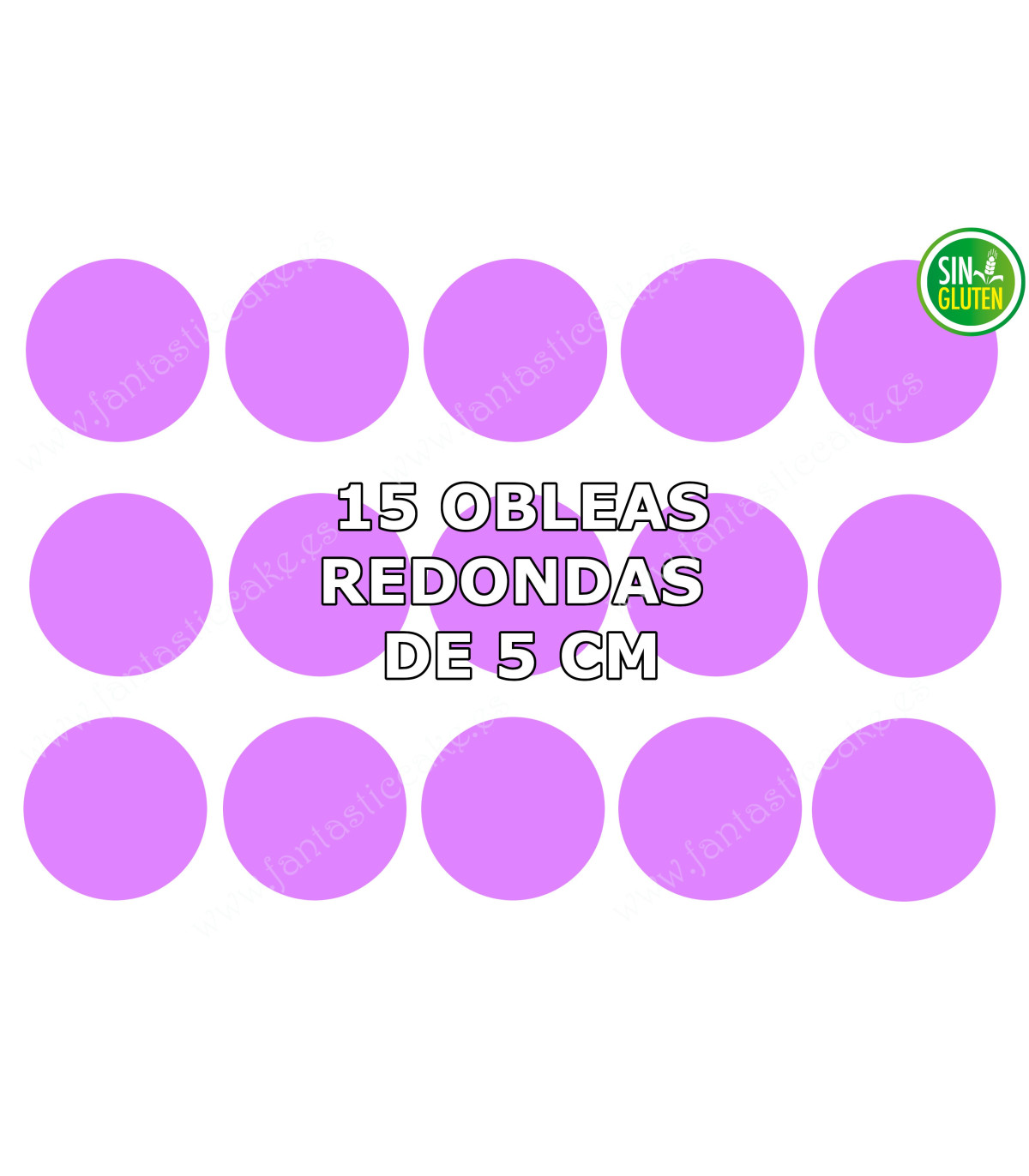 Oblea Con Foto Para Tarta Redonda - Galletea