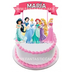 Toppers Princesas Disney Personalizado | topper para tarta | toppers para cupcakes