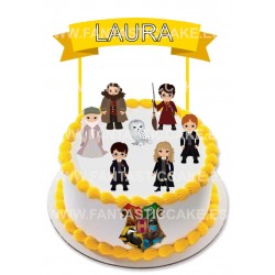 Toppers Harry Potter Personalizado | topper para tarta | toppers para cupcakes