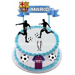 Toppers F.C. Barcelona Personalizado | topper para tarta | toppers para cupcakes
