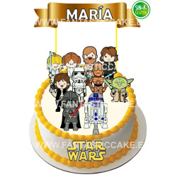 Toppers Star Wars Personalizado