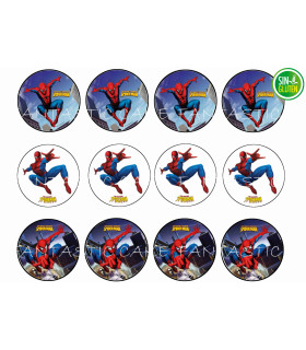 Obleas para Galletas Spiderman Nº 356 | papel de azucar spiderman