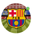 Oblea para tarta F.C. Barcelona Nº 1117